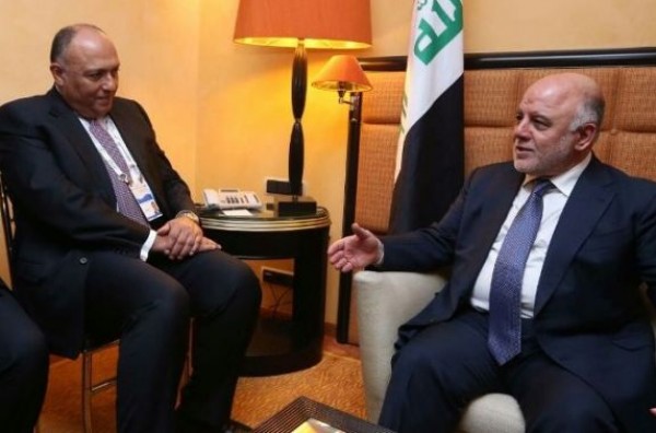 وزير الخارجية المصري والرئيس العراقي يبحثان تطورات الأزمة الخليجية