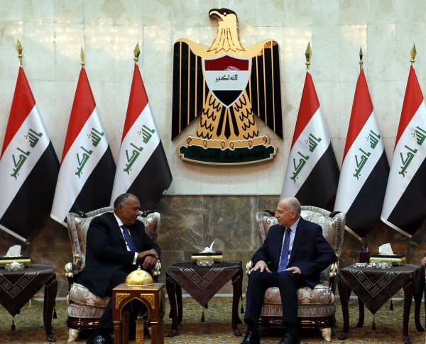 الوزيران النجيفي وشكري يبحثان العلاقات العراقية المصرية