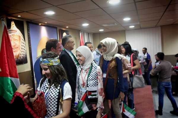 محافظ طولكرم يستقبل أعضاء وفد المؤتمر الشبابي العربي التطوعي