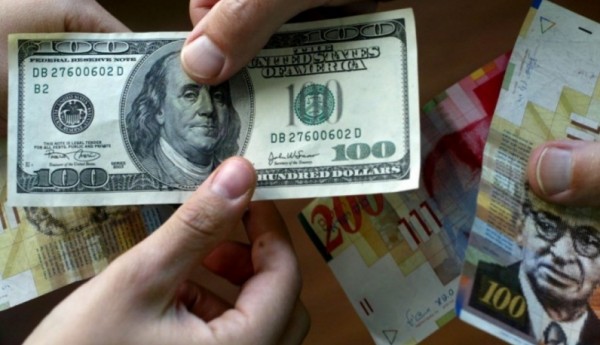 انخفاض أسعار العملات مقابل الشيقل