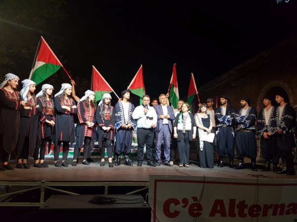 الجالية الفلسطينية بروما تحيي يوم التضامن مع الشعب الفلسطيني