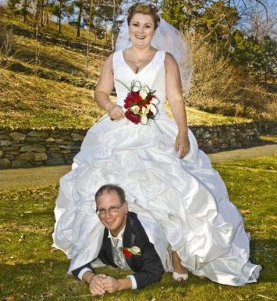 أغرب صور الزفاف