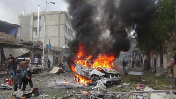 7 إصابات جراء انفجار سيارة مفخخة في بنغازي