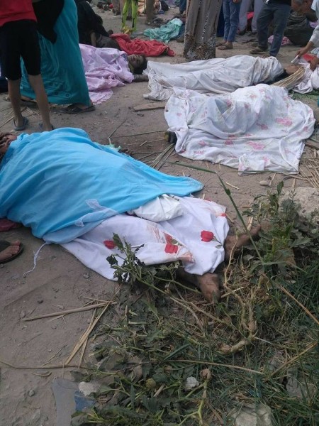 شاهد حادث التصادم الذي وقع بين قطارين قرب الإسكندرية