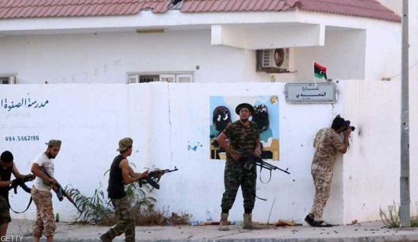 اشتباك مسلح بين الجيش الليبي وتنظيم الدولة في سرت