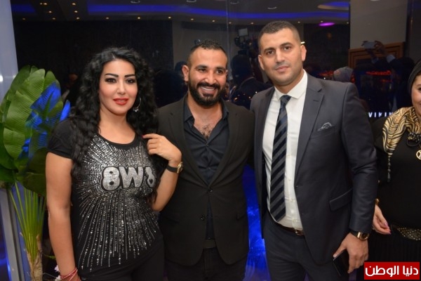 بالصور:خالد سليم وحمادة هلال وسمية الخشاب في احتفالية هشام ربيع