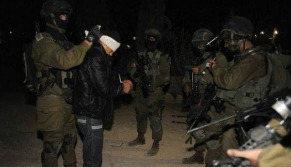 قوات الاحتلال تعتقل 14 مواطناً في الضفة الغربية