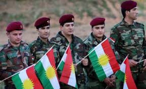الأكراد في أربيل يحتفلون بعد انتهاء التصويت في الاستفتاء