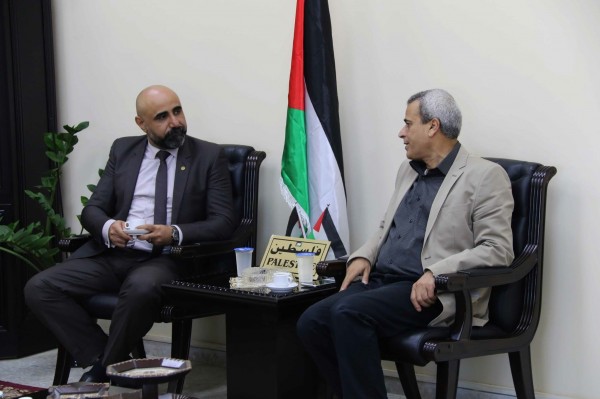 محافظ قلقيلية يستقبل الاردني موسى الطريفي