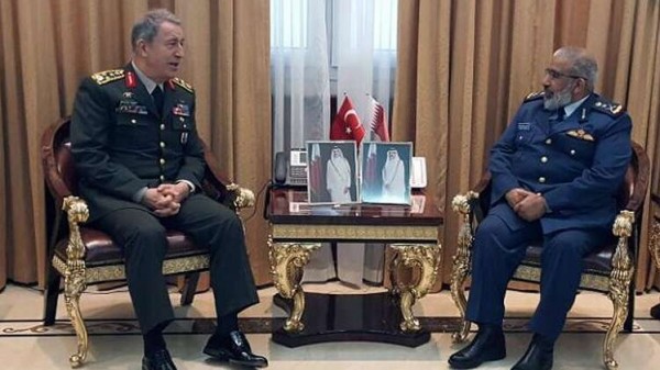 لبحث التعاون العسكري.. رئيس أركان الجيش القطري يلتقي نظيره التركي