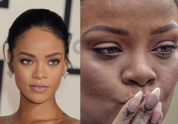 عندما يفشل المكياج بإخفاء عيوب النجمات فالنتيجة كارثة