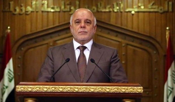 العبادي يوقف العمليات العسكرية شمال العراق لـ 24 ساعة