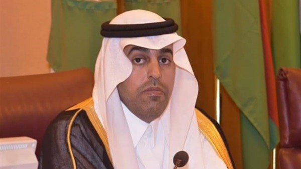 رئيس البرلمان العربي يقدم مذكرة احتجاج لرئيس مجلس العموم البريطاني