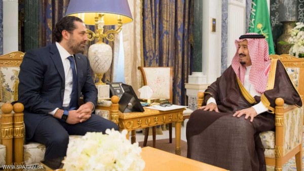 الملك سلمان يستقبل رئيس الوزراء اللبناني المستقيل
