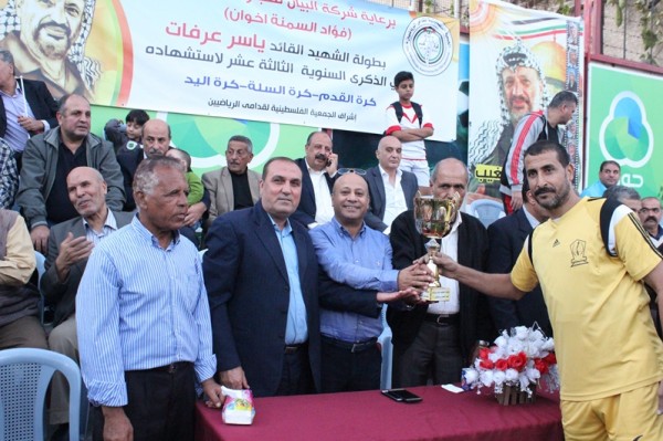 الجمعية الفلسطينية لقدامى الرياضيين تكرم أبطال سلسلة الفعاليات الرياضية