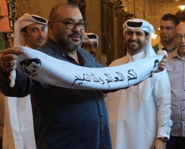 ملك المغرب خلال زيارته لقطر: لكم العالم ولنا تميم