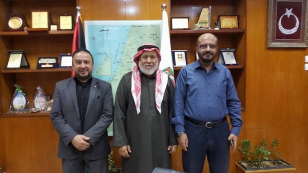 النائب أبو راس يلتقى برئيس بلدية غزة