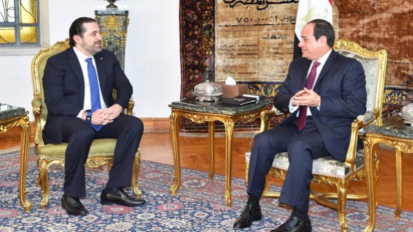 اليوم: اجتماع مرتقب بين السيسي والحريري في القاهرة