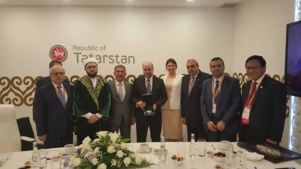 الهباش يبحث مع رئيس جمهورية تترستان آفاق التعاون المشترك