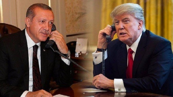 ترامب يتعهد لأردوغان بوقف دعم منظمة كردية بسوريا