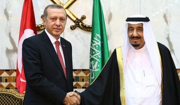 أردوغان يبحث هاتفيا مع الملك سلمان الأوضاع في سوريا