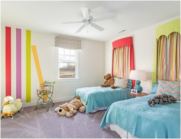 10 أفكار لديكور غرفة الأطفال بألوان زاهية