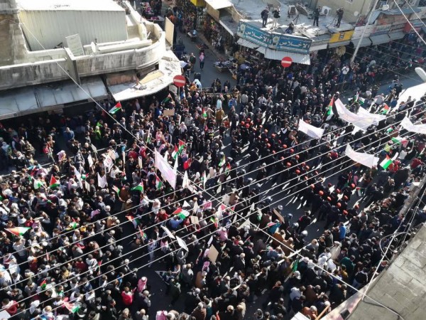 تظاهرات في عمان رفضاً لقرار ترامب بشأن القدس   9998866019