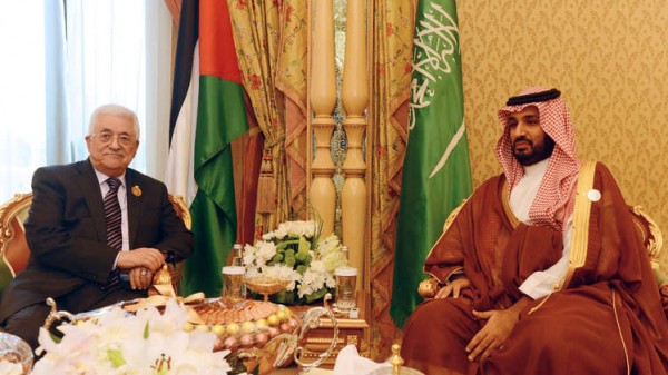 الرئيس عباس يلتقي بن سلمان لبحث التطورات بعد إعلان ترامب