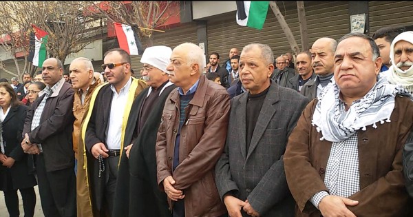 النضال الشعبي تشارك في جمعة الغضب الفلسطيني بدمشق