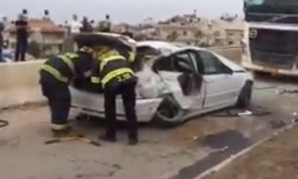 فيديو: إصابة خطيرة في حادث طرق بكفر قاسم