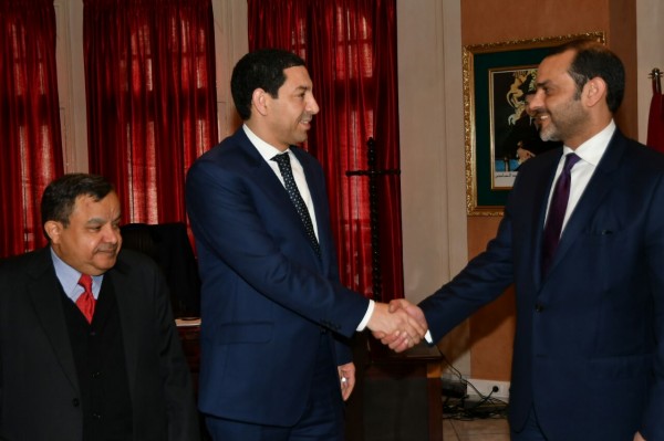 ياسر عادل يستقبل ممثلين عن مجلس رجال الأعمال المغربي السعودي