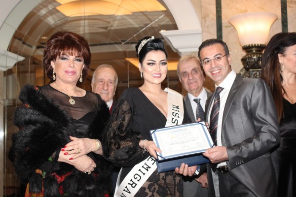 معتصم النهار سفير الشباب العربي و"شمس" ملكة جمال العراق المغترب