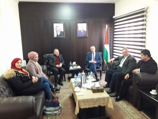 المجموعة الفلسطينية و ملتقى سفراء فلسطين بضيافة وزير العدل
