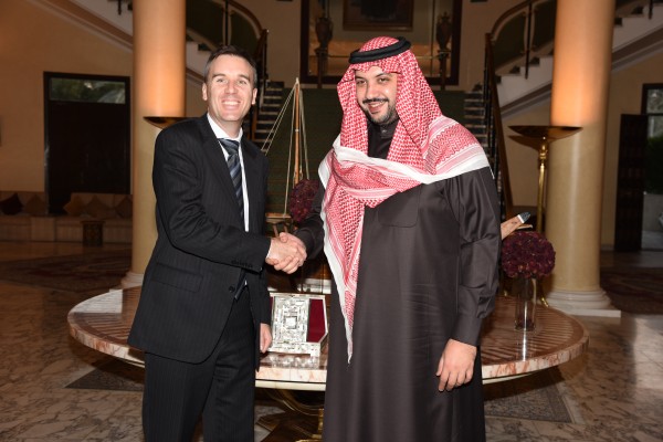 الصباح يحتفي بالسفير الأسترالي في القصر الأبيض