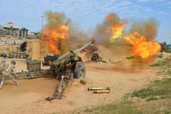 صور: الجيش المصري يستخدم مدفعًا روسيًا مُدمرًا في سيناء