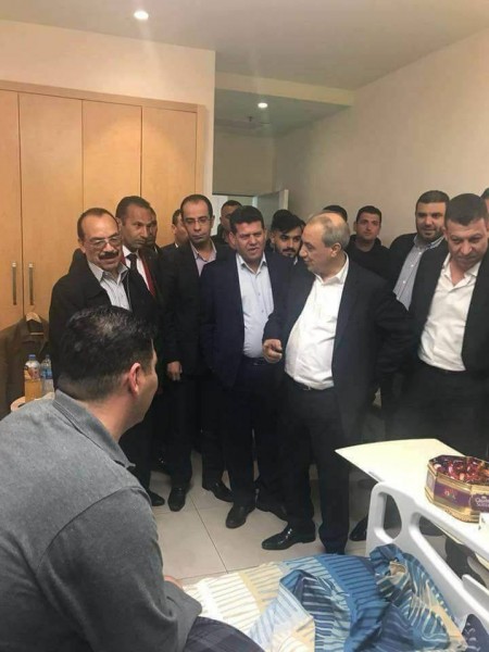 صور: اللواء فرج يزور مصابي استهداف موكب رئيس الوزراء