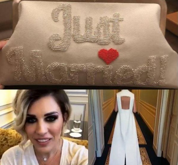 فيديو وصور: فاشينيستا لبنانية ترتدي فستان زفاف جريء