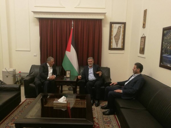دبور يبحث مع نائب الأمين العام لحركة الجهاد الإسلامي الأوضاع الفلسطينية