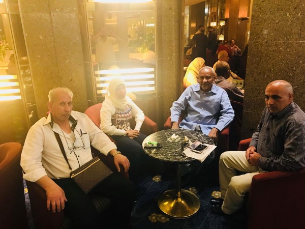 وفد الاتحاد العام لعمال فلسطين بالقاهرة يلتقي الوفد السوداني