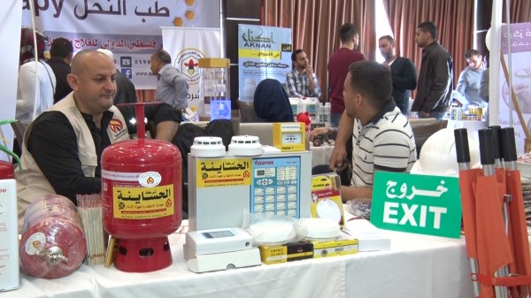 شاهد: لأول مرة في قطاع غزة.. افتتاح معرض (أوكسجين 1) للمنتجات الطبية