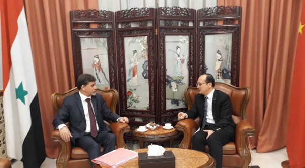 السفير عبد الهادي يطلع السفير الصيني على آخر التطورات السياسية