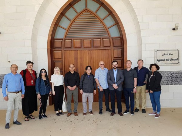 وزير الثقافة يستقبل أعضاء من معرض فلسطين الدولي للموسيقى