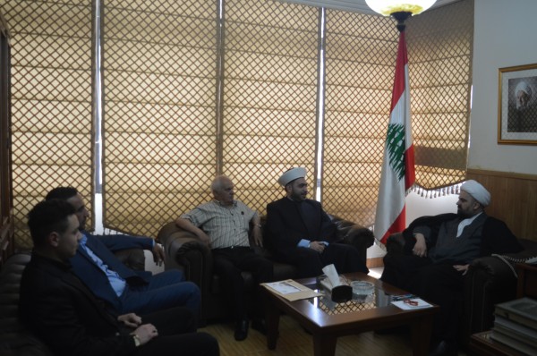 جمعية "قولنا والعمل"بزيارة للشيخ أحمد قبلان في مكتبه دار الإفتاء الجعفري