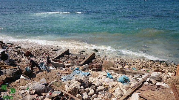 شواطئ بحر غزة ملوثة بنسبة 75٪