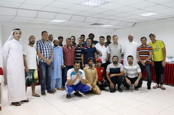 نادي الشارقة الرياضي يختتم شهر رمضان بإفطار جماعي لكافة كوادره