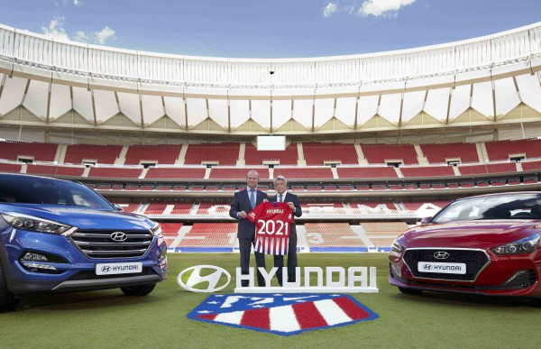 هيونداي موتور توقع شراكة عالمية مع نادي أتليتيكو مدريد تمتد للعام 2021