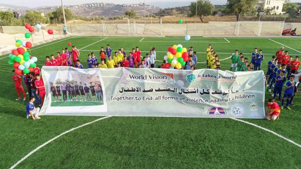 الرؤية العالمية ومجلس قريوت يطلقان مونديال فلسطين لكرة القدم لإنهاء عنف الأطفال