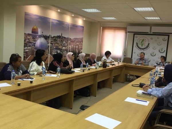 نابلس: دائرة المرأة تعقد اجتماعها العادي بمقر الاتحاد العام لنقابات عمال فلسطين