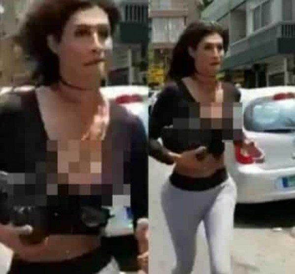 فيديو مُروع للبناني يضرب متحولة جنسياً في شارع عام ببيروت بعد اكتشاف حقيقتها