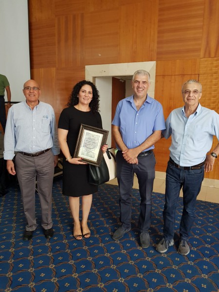 مياه الجليل تحصل على جائزة الامتياز في تصريف العكر للأعوام 2016 – 2018